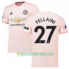 Koszulka Manchester United Fellaini 27 Wyjazdowe Stroje Piłkarskie 2018-2019 Krótki Rękaw